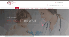 Desktop Screenshot of katyurgentcare.com